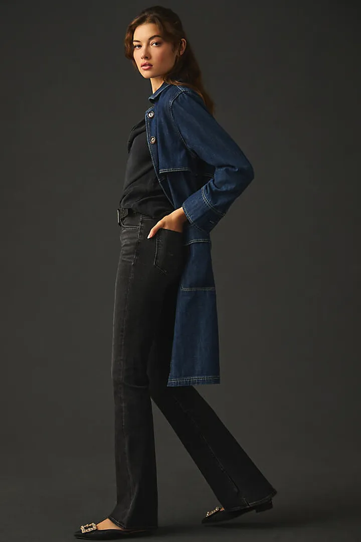 Hudson Barbara High-Rise Bootcut Jeans Black