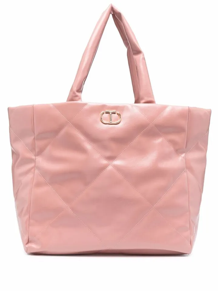 Logo-Plaque Tote Bag