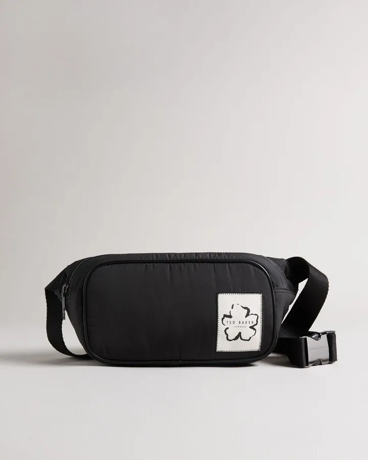 Nylon Belt Bag in Black