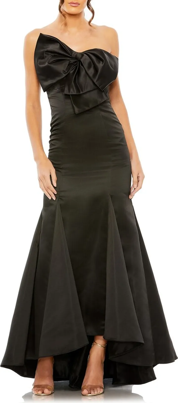 Strapless Satin Mermaid Gown