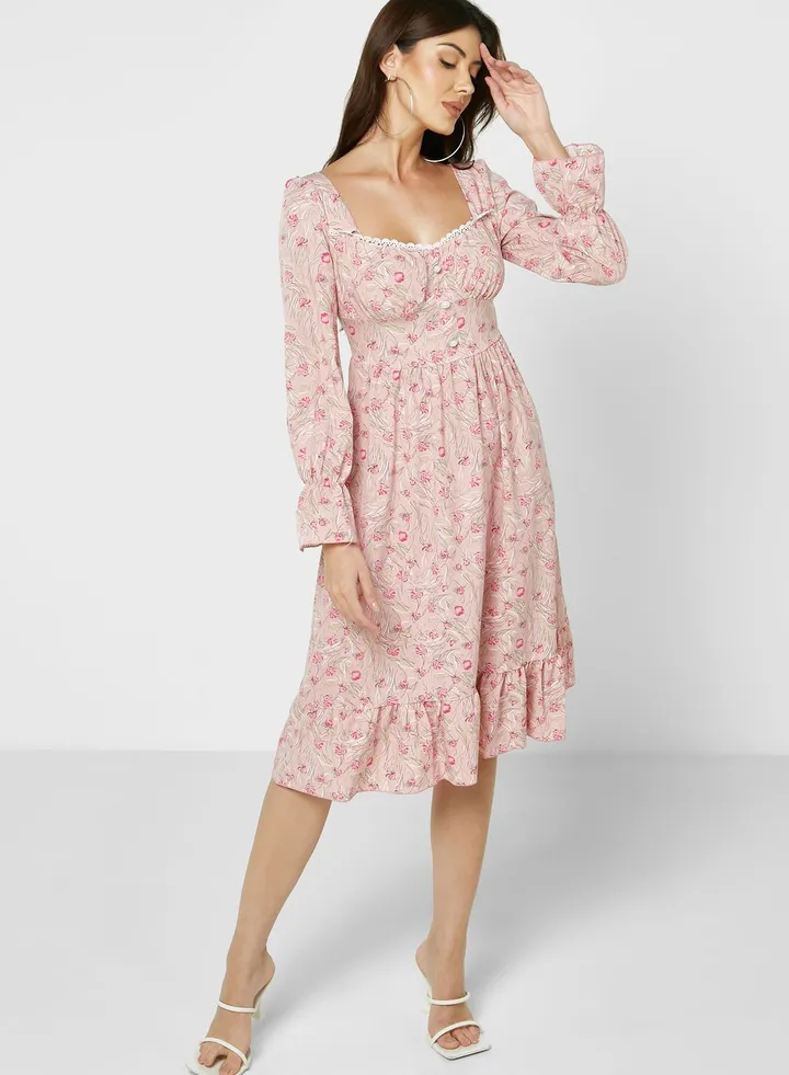Floral Print Dress