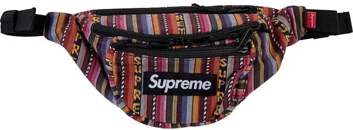 Woven Stripe Belt Bag