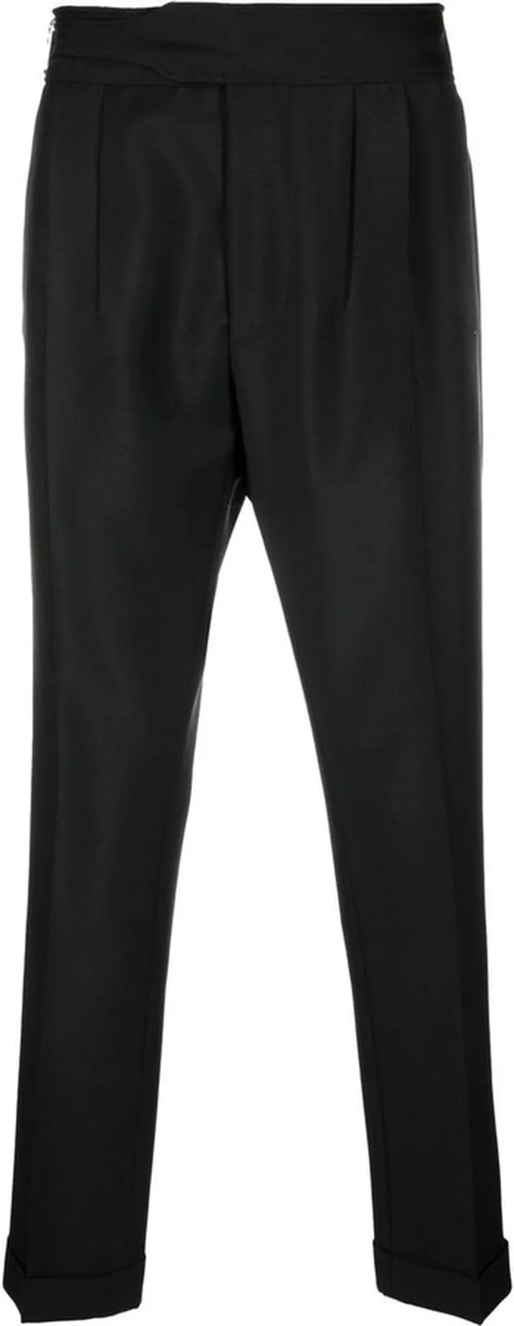 Belted Cropped Trousers