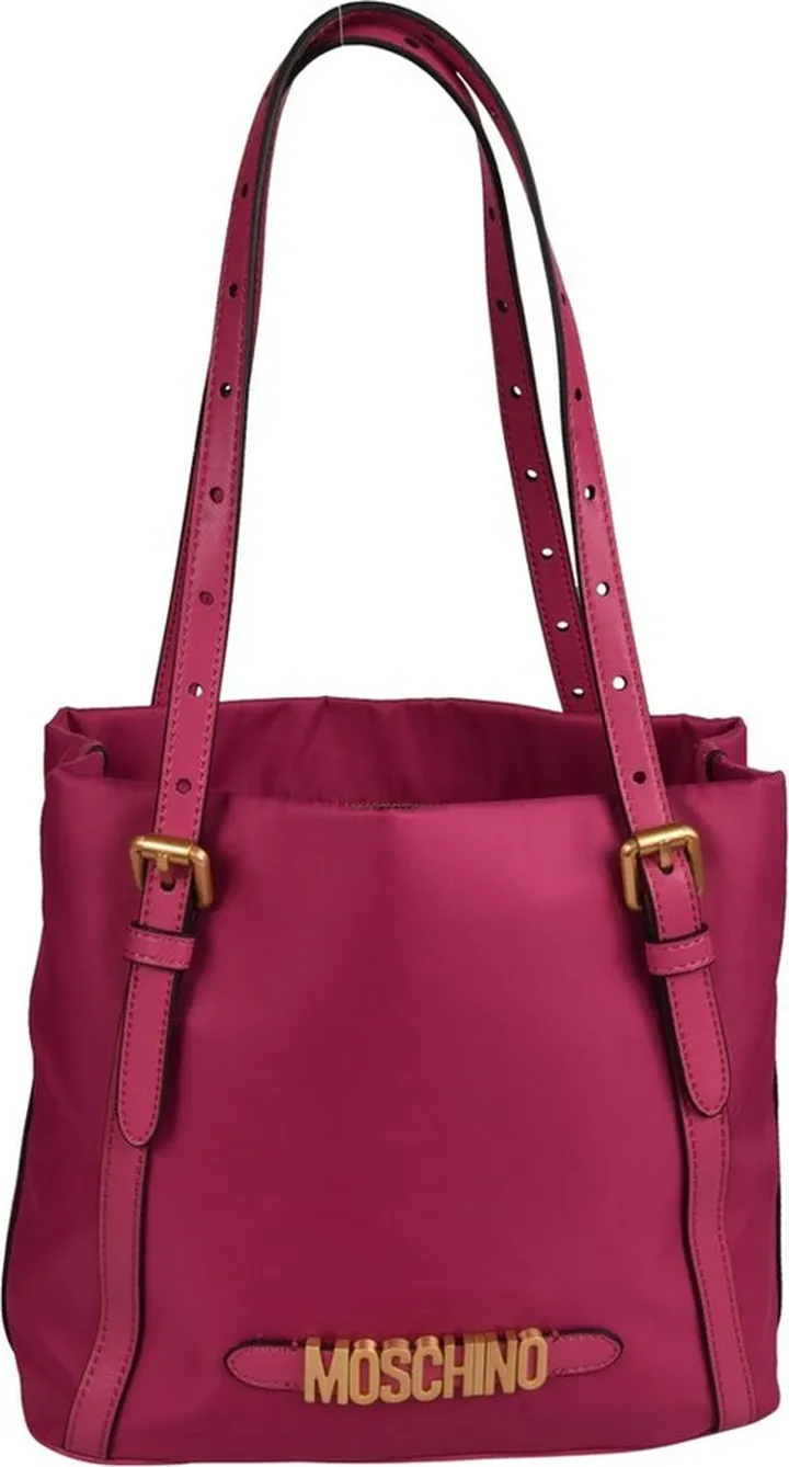 Moschino Logo Plaque Tote Bag