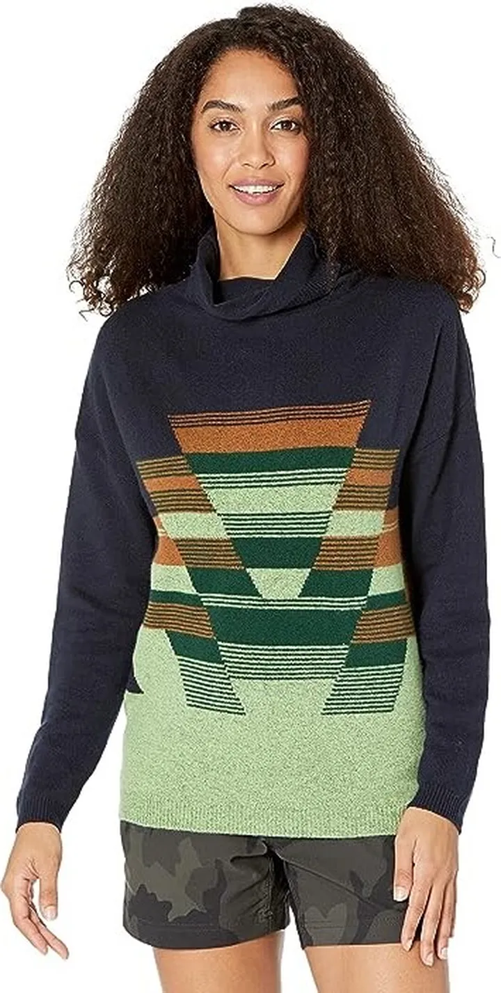 Prana Sol Protect Turtleneck (Dark Sky) Women's Clothing
