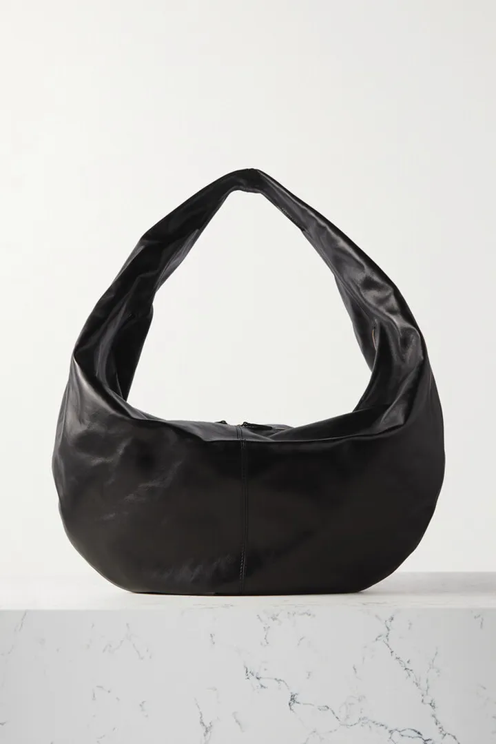 Khaite - Olivia Large Leather Tote - Black