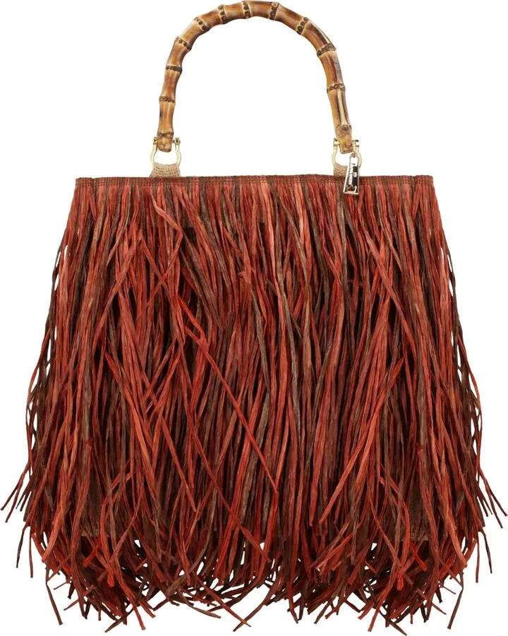 Lampione Raffia Tote Bag