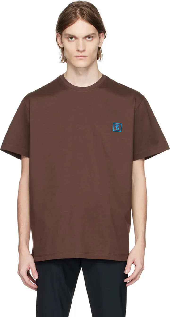 Wooyoungmi Brown Patch T-Shirt