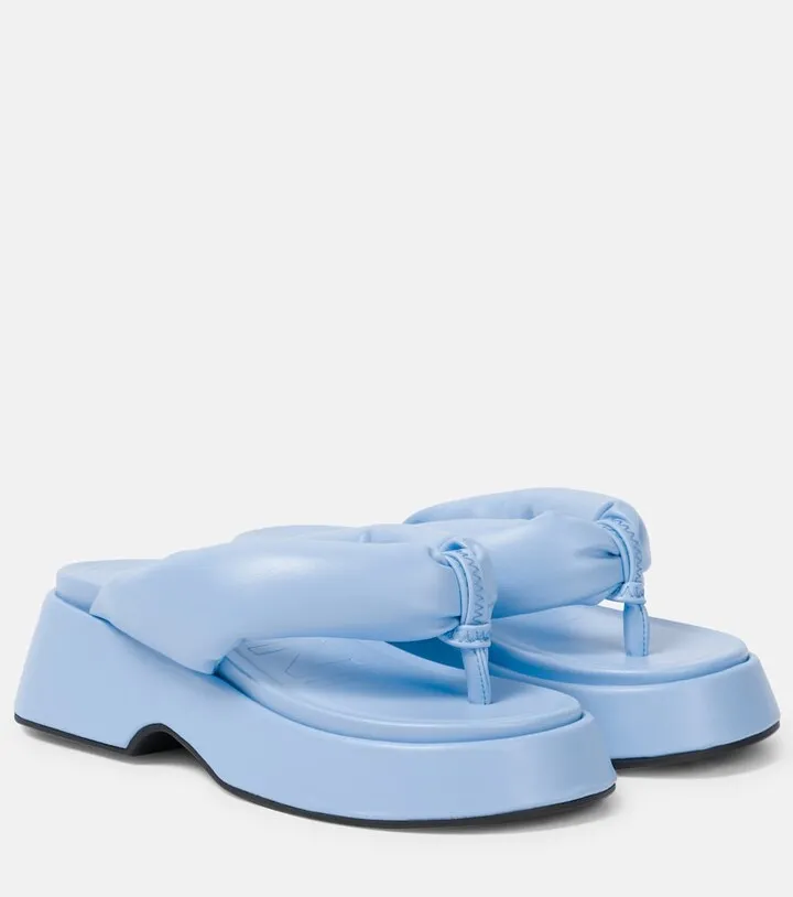 Padded thong sandals