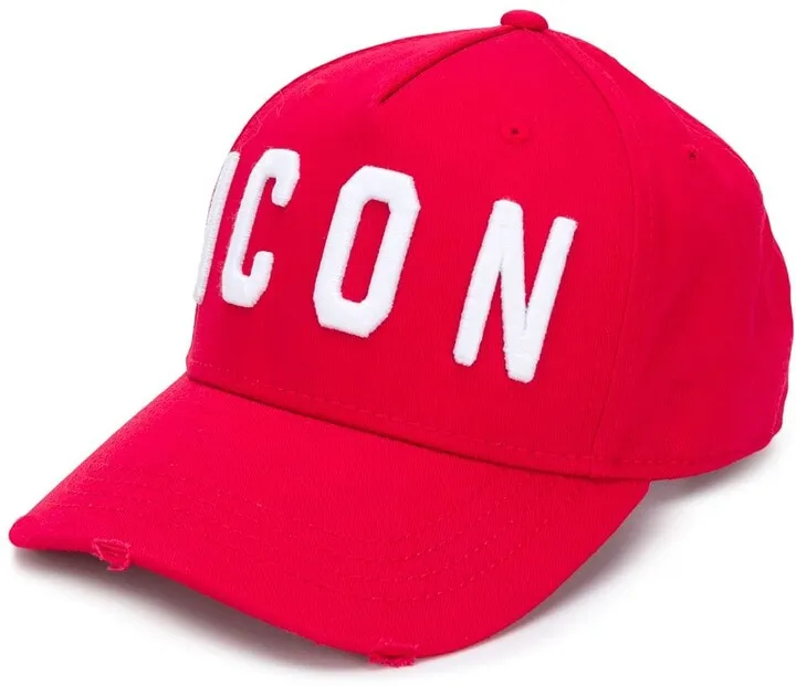 Icon embroidered-logo baseball cap