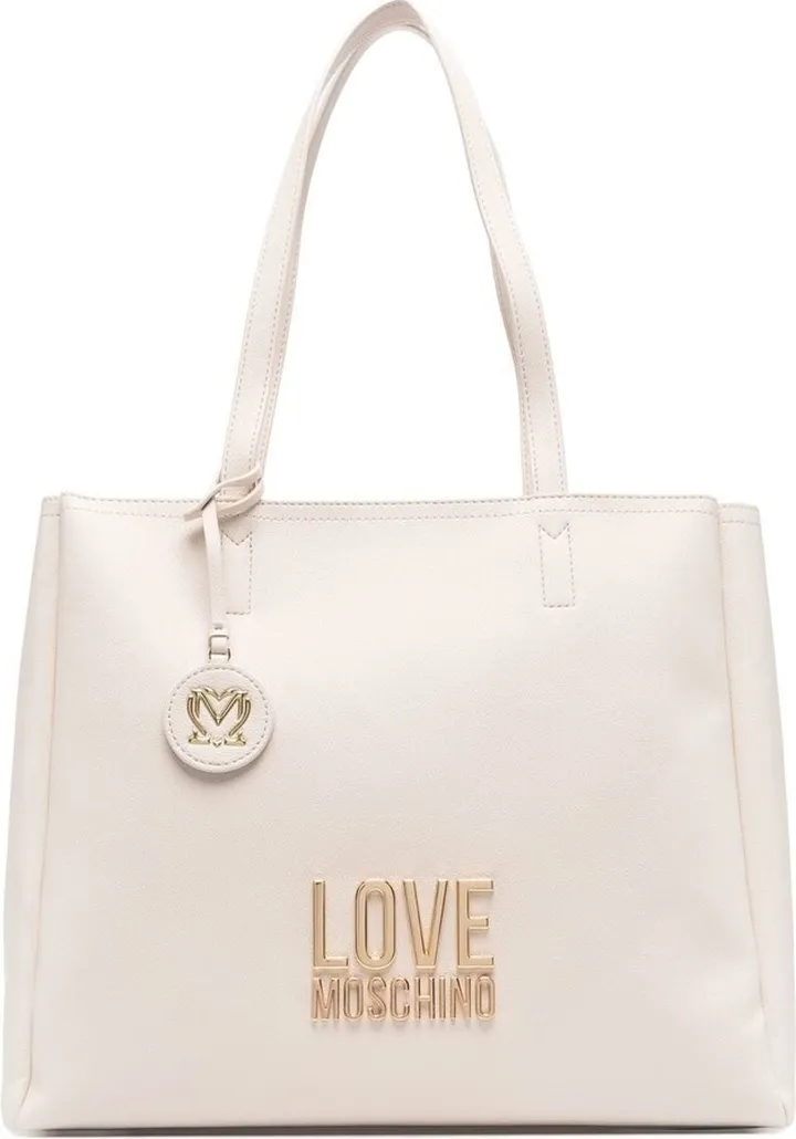 Logo-Lettering Tote Bag