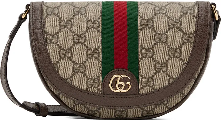 Gucci Beige Ophidia Mini GG Shoulder Bag