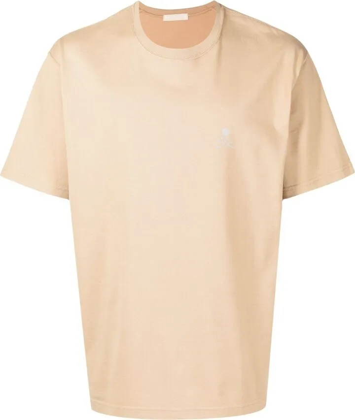 reflective skull-print T-shirt