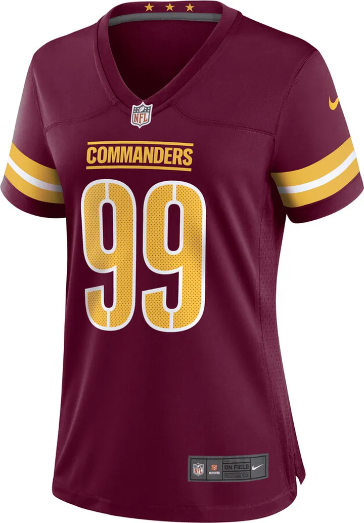 Nike Women's NFL Washington Commanders (Chase Young) Game Football Jersey in Red