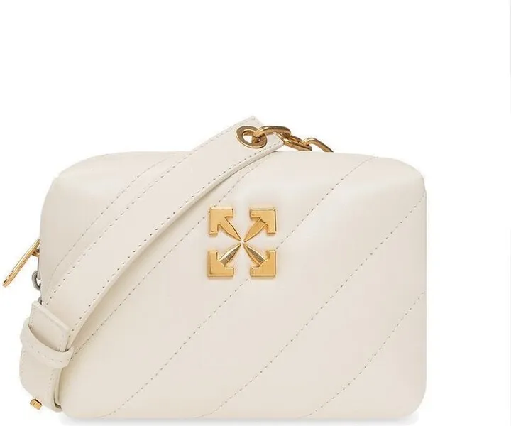 Off-White Jackhammer Logo Plaque Zip-Up Camera Bag