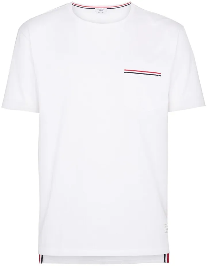 Rwb pocket trim cotton T-shirt