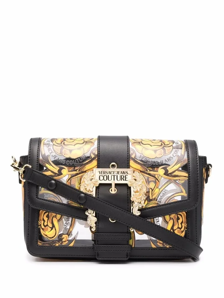 Baroque-Print Shoulder Bag