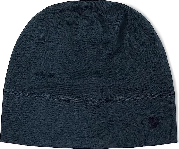Fjallraven Abisko Lite Wool Beanie (Dark Navy) Beanies