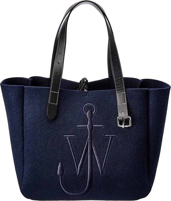 Jw Anderson Belt Felt & Leather Tote