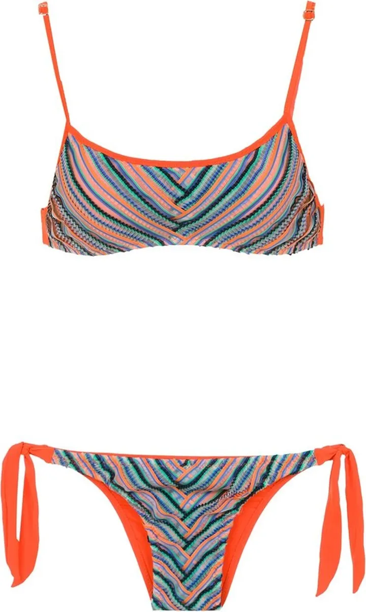 Printed Bikini Top