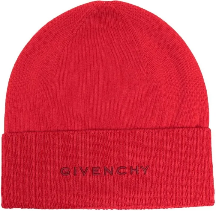 Logo-Motif Knitted Beanie
