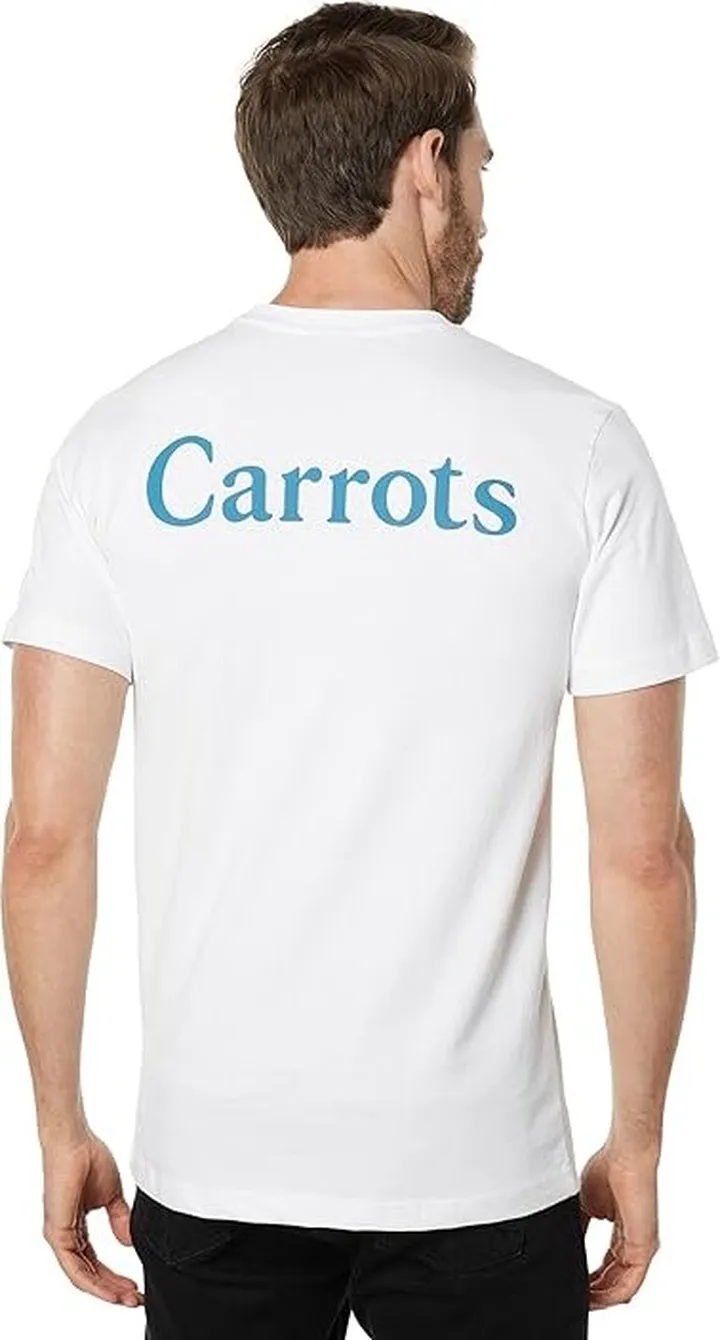 Carrots By Anwar Carrots Wordmark Tee (White) Men's T Shirt