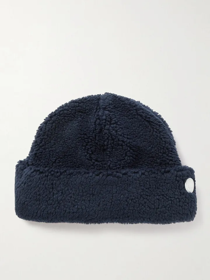 Logo-Appliquéd Fleece Beanie