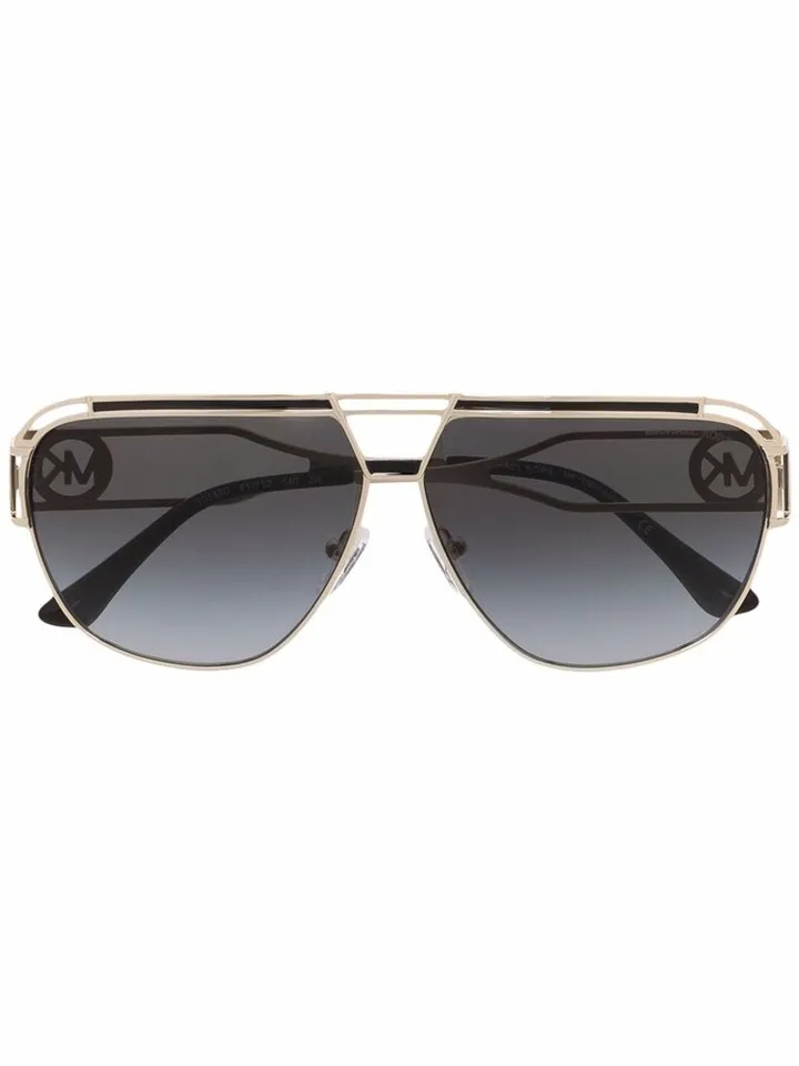 Logo-Plaque Pilot-Frame Sunglasses