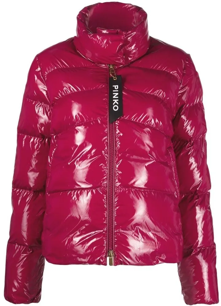 High-Shine Quilted Jacket