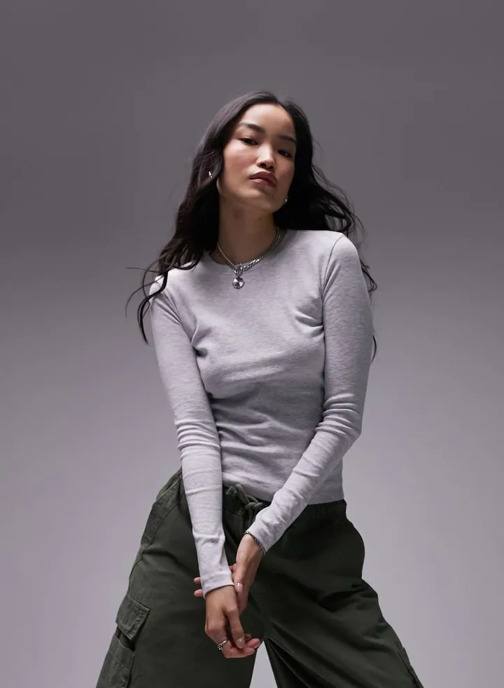 Crew Neck Knitted Top
