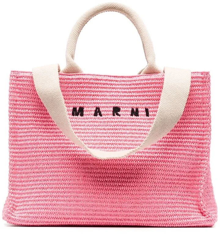 Small Raffia Tote Bag