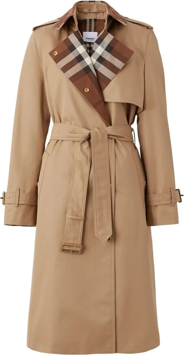 BURBERRY- Sandridge Cotton Trench Coat