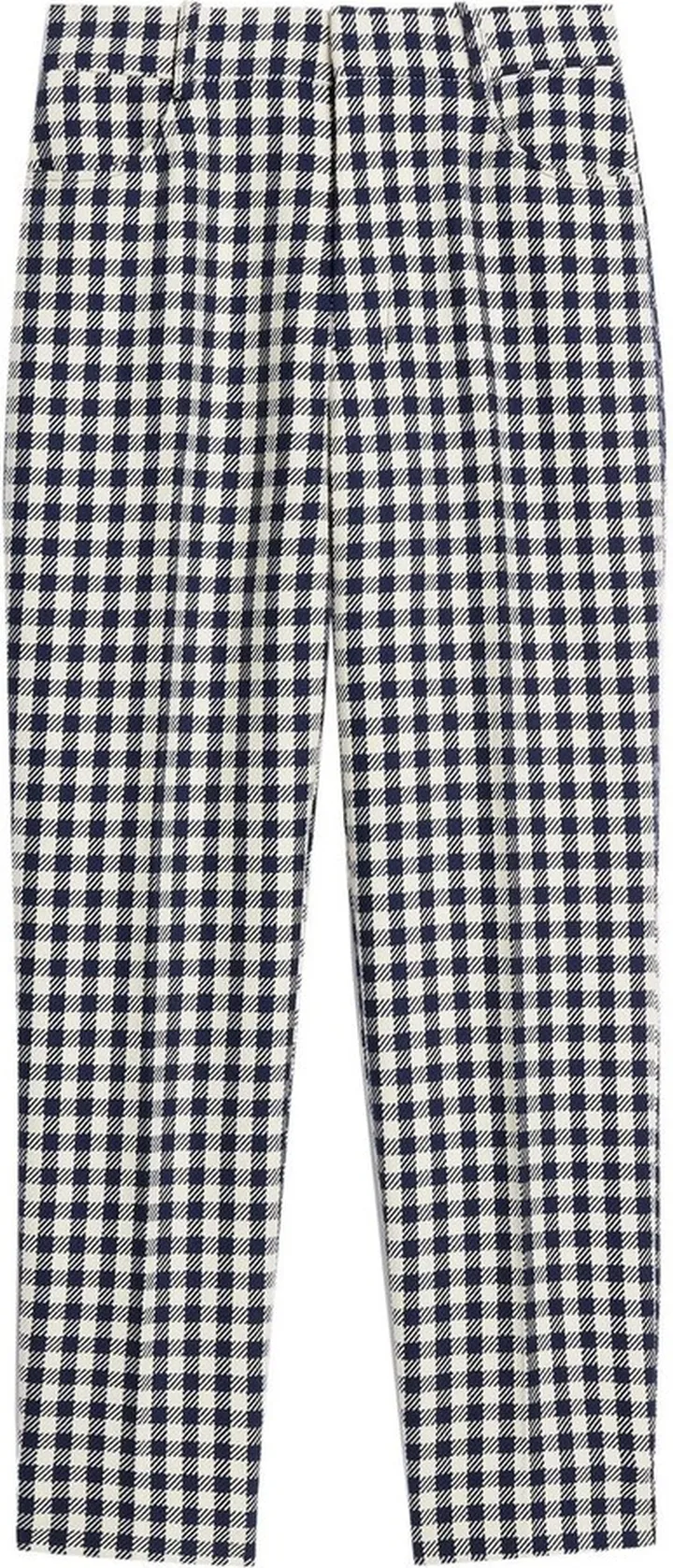 Gingham Cropped Trousers