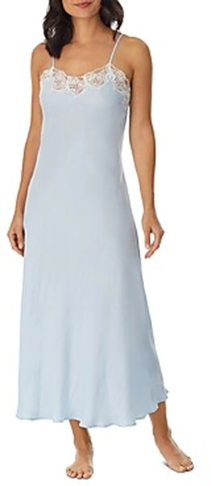 Eileen West Sleeveless Satin Nightgown