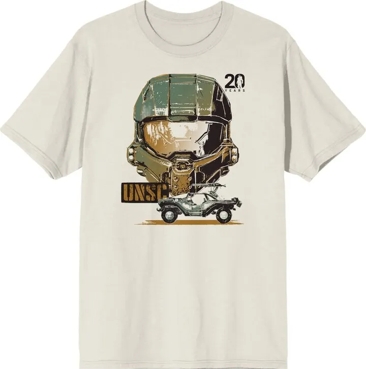 Halo Master Chief and Warthog Men’s Tofu T-shirt-Small