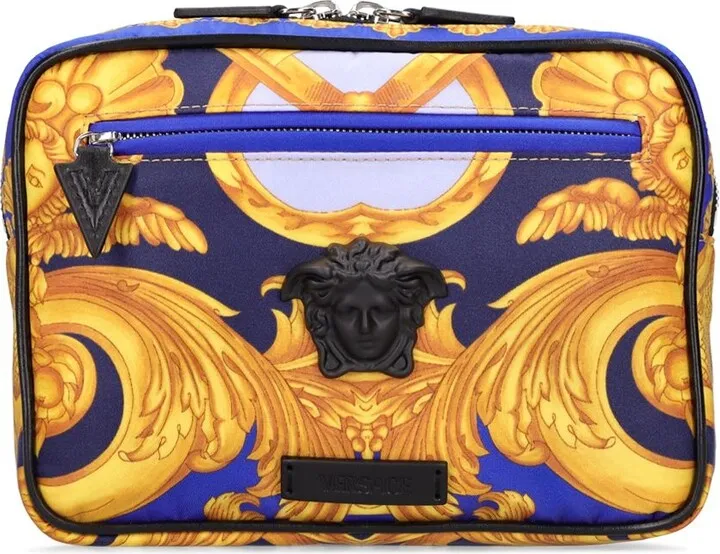 Heritage print nylon belt bag