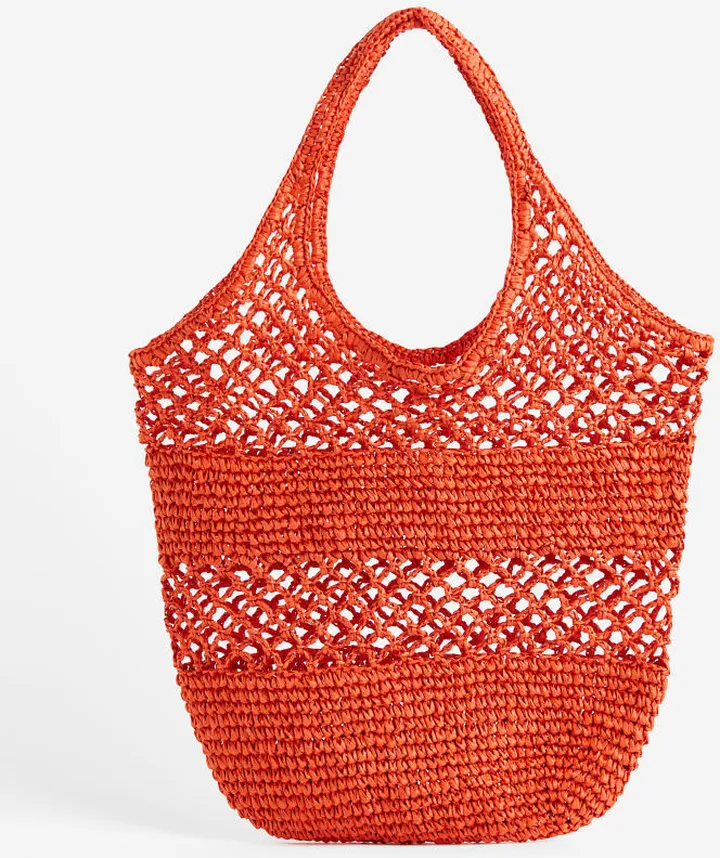 Crochet-look Shopper