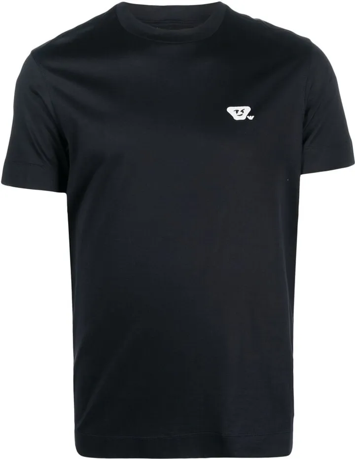 logo-embroidered short-sleeve T-shirt