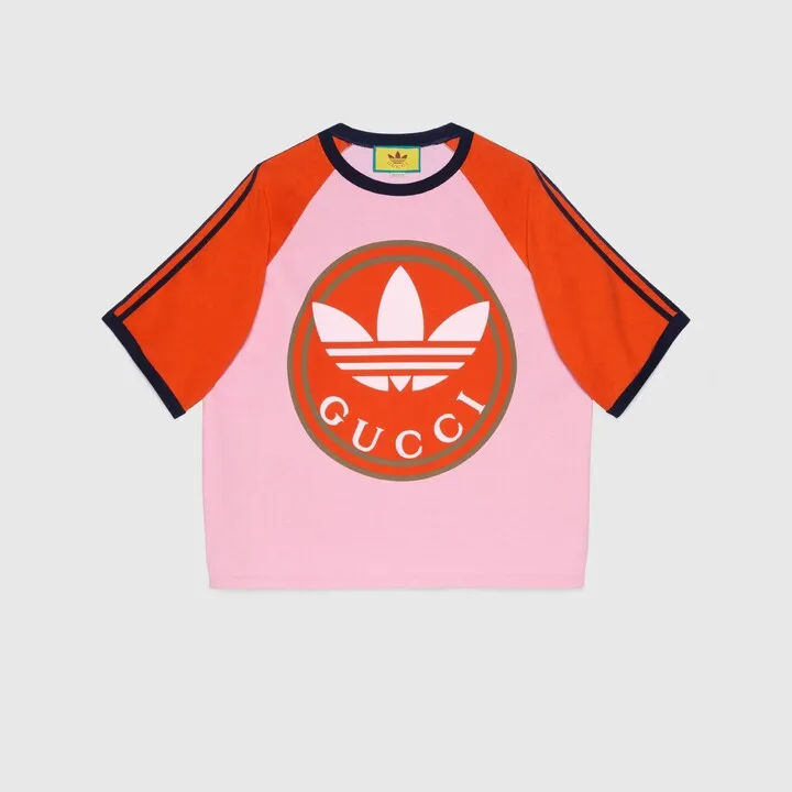 adidas x Gucci cotton jersey T-shirt