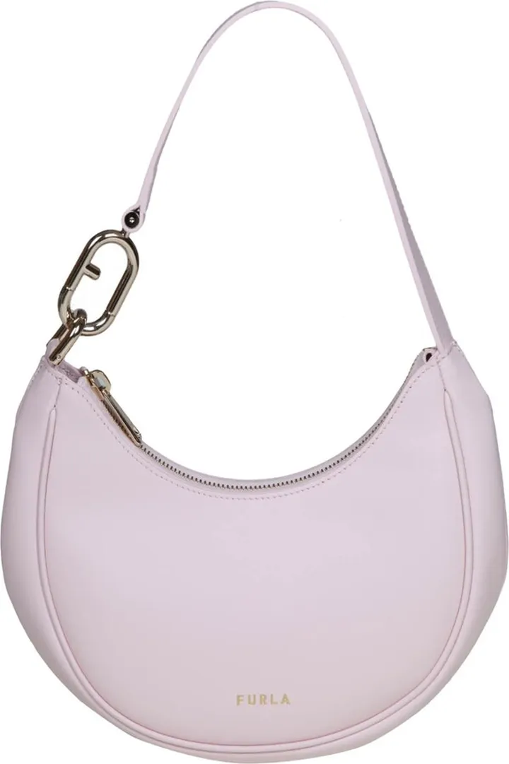 Shoulder Bag In Leather Pink