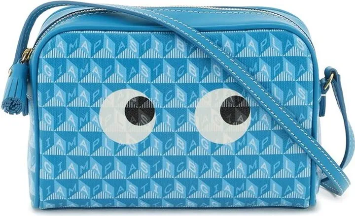 Anya Hindmarch I Am A Plastic Bag Eyes Zipped Crossbody Bag