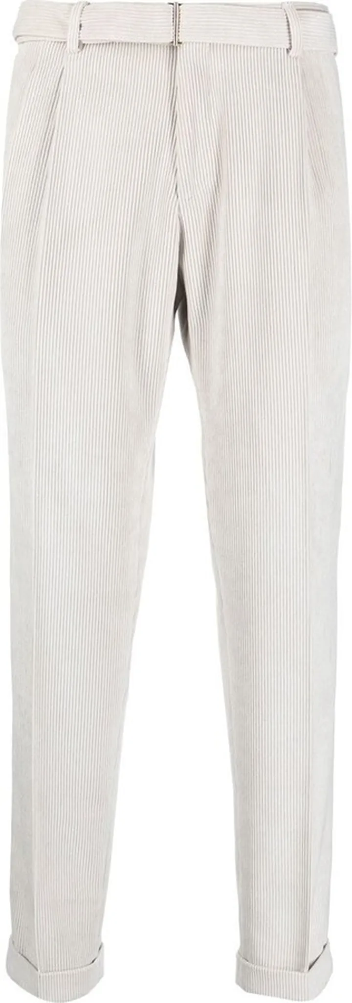 Corduroy Straight-Leg Trousers