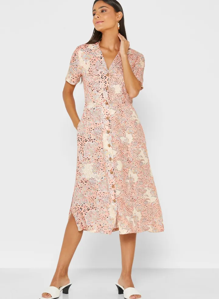 Knitted Shirt Dress