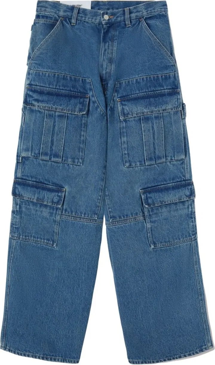 High Waist Cargo Jeans