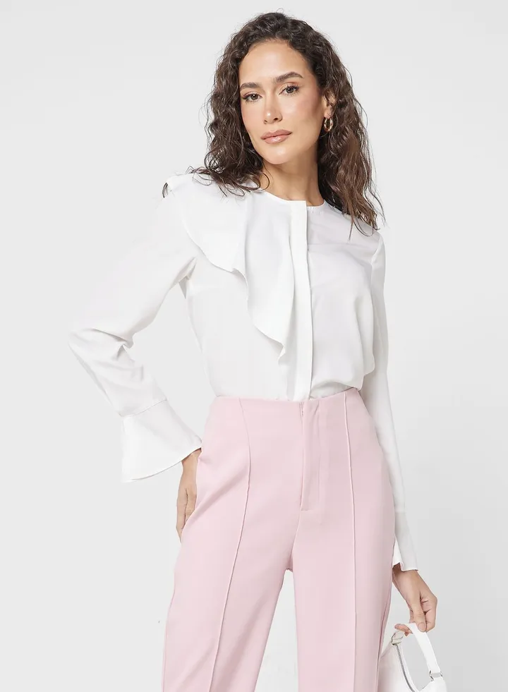 Ruffle Detail Shirt