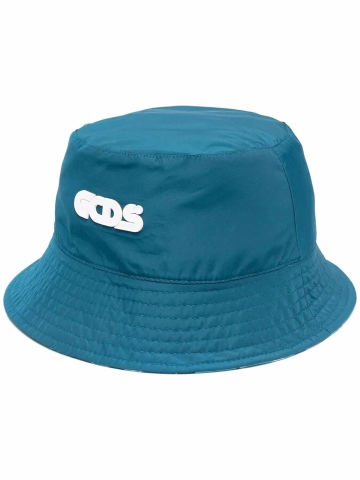 Camouflage-Print Bucket Hat