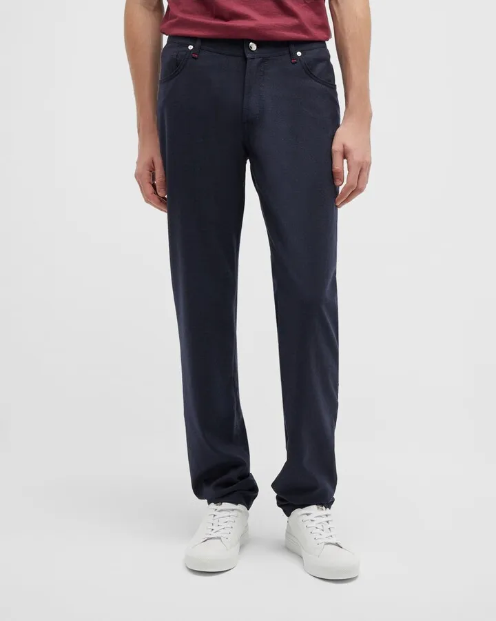 Men's Cashmere Stretch 5-Pocket Pants