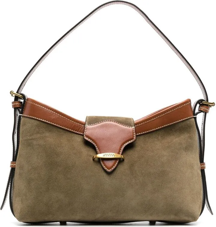 ISABEL MARANT- Botsy Baguette Leather Shoulder Bag