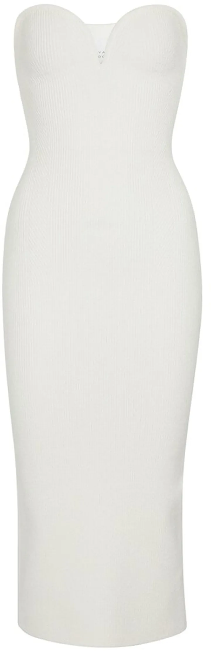 Thalia strapless midi dress