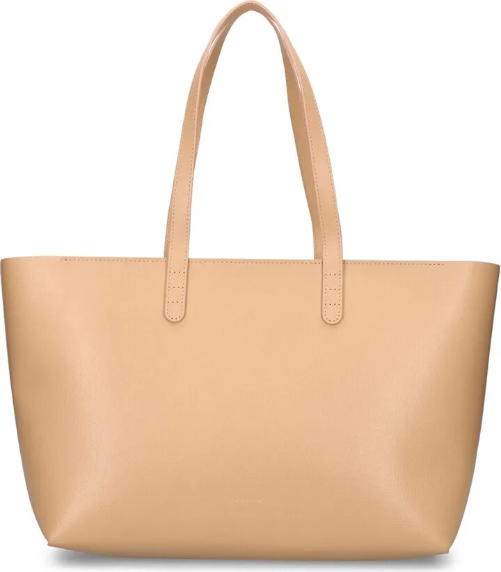 Small leather zip tote